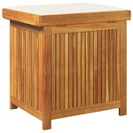 vidaXL Boîte à coussins d'extérieur 60x50x61 cm bois massif d'acacia