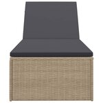 vidaXL Ensemble à Manger de jardin 11Pièces poly rotin et bois solide