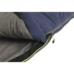 Outwell Sac de couchage double Contour Lux Bleu impérial