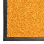 vidaXL Paillasson lavable Orange 90x120 cm