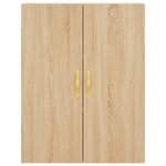vidaXL Armoire murale chêne sonoma 69 5x34x90 cm