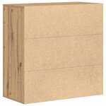 vidaXL Buffet chêne artisanal 79 x 38 x 80 cm Bois d'ingénierie