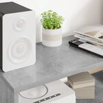 vidaXL Meuble TV Gris béton 80 x 30 x 40 cm Bois d'ingénierie