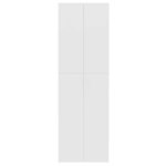 vidaXL Armoire de bureau Blanc 60 x 32 x 190 cm Bois d'ingénierie