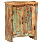 vidaXL Buffet avec 2 portes 55x30x70 cm bois massif de récupération