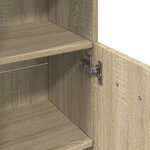 vidaXL Armoire de salle de bain chêne sonoma 30 5x30x95 cm