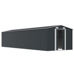 vidaXL Abri de jardin Anthracite 257x779x181 cm Acier galvanisé