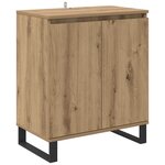 vidaXL Buffet Chêne artisanal 60 x 35 x 70 cm Bois d'ingénierie