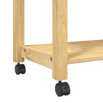 vidaXL Chariot de cuisine MONZA 84x40x90 cm bois massif de pin