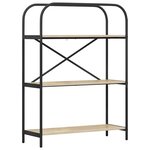 vidaXL Étagère Chêne sonoma 80 x 30 x 109 cm Bois d'ingénierie