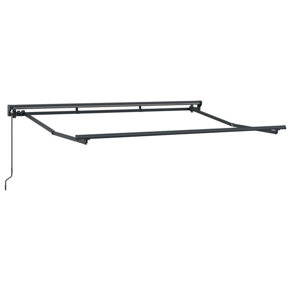 vidaXL Cadre de auvent manuel Réglable Anthracite 3 x 2 m Acier