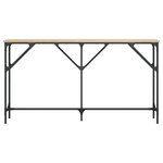 vidaXL Table console chêne sonoma 140x23x75 cm bois d'ingénierie