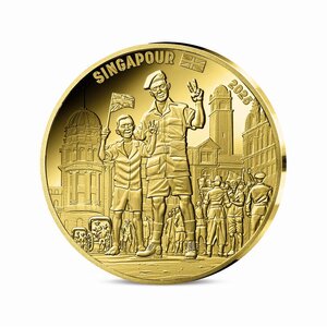 80 ans du V-E DAY - Monnaie de 50€ Or 1/4 Oz - Soldat Britannique