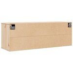 vidaXL Armoire murale 100x30x35 cm Bois de pin massif