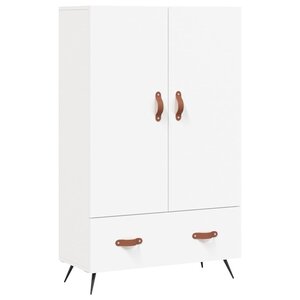 vidaXL Buffet haut blanc 69 5x31x115 cm bois d'ingénierie