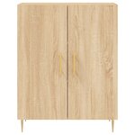 vidaXL Buffet haut Chêne sonoma 69 5x34x180 cm Bois d'ingénierie