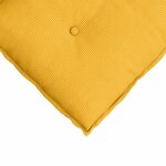 vidaXL Coussin de Dos Jaune clair 80 x 50 cm Tissu en velours côtelé