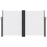 vidaXL Auvent latéral rétractable blanc 140x1000 cm