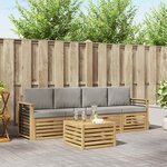 vidaXL Ensemble de canapés d'extérieur 5 pc