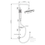 EISL Ensemble de douche de tête EASY COOL chrome