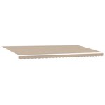vidaXL Auvent rétractable manuel beige 600x300 cm