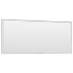 vidaXL Ensemble de meubles de salle de bain Blanc Bois d'ingénierie