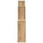 vidaXL Étagère murale chêne artisanal 80x15x78 5 cm bois d'ingénierie