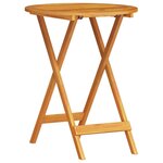 vidaXL Ensemble bistro pliant 3 Pièces Marron Bois d'acacia massif