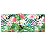 vidaXL Coussins de chaise à dossier haut lot de 6 multicolore tissu