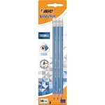 Blister de 3 crayons Evolution Triangle Bout Gomme HB BIC