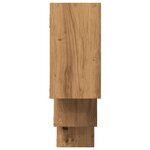 vidaXL Étagère murale chêne artisanal 159x18x66 cm bois d'ingénierie