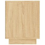 vidaXL Meuble TV chêne sonoma 80x35x45 cm bois d'ingénierie