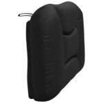 vidaXL Coussin de tête de lit Hvar noir 100 cm similicuir
