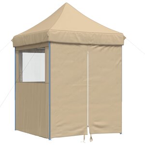 vidaXL Tente de fête 200 x 200 x 306 cm Beige Tissu Oxford