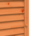 vidaXL Abri de jardin Marron 59 x 56 x 113 5 cm Bois de Sapin Massif