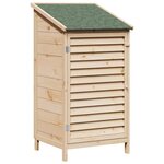 vidaXL Abri de jardin Naturel 59 x 56 x 113 5 cm Bois de Sapin Massif