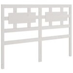 vidaXL Cadre de lit sans matelas blanc 120x200 cm bois massif