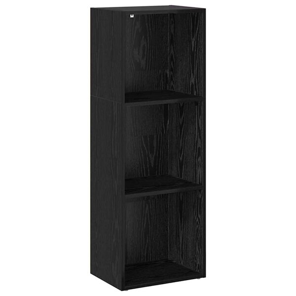 vidaXL Étagère Chêne noir 40 x 30 x 114 cm Bois d'ingénierie