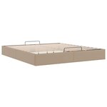 vidaXL Cadre de lit ottoman sans matelas cappuccino 160x200 cm