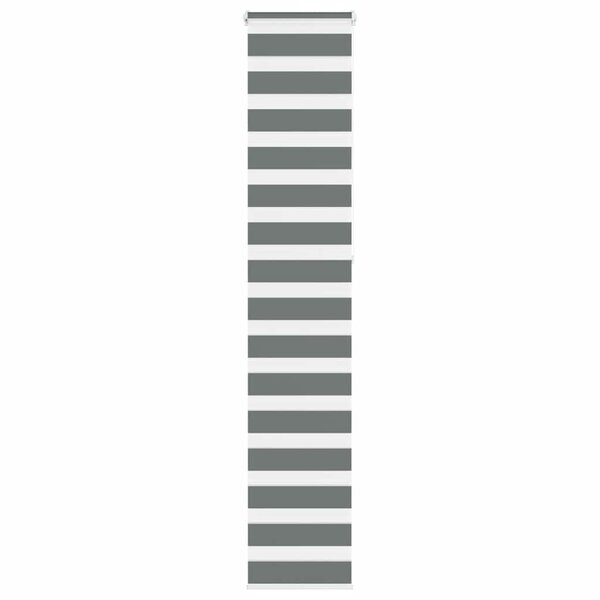 vidaXL Store zèbre gris foncé largeur du tissu 40 9 cm polyester