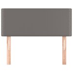 vidaXL Tête de lit Gris 100x5x78/88 cm Similicuir