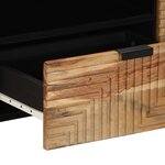 Meuble TV vidaXL 105x33 5x46 cm en bois massif d'acacia