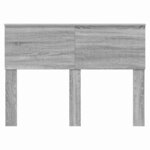 vidaXL Tête de lit Gris Sonoma 135 cm Bois d'ingénierie
