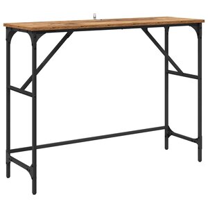 vidaXL Table console Bois ancien 100 x 32 x 75 cm Bois d'ingénierie
