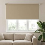 vidaXL Store enrouleur Protection UV Beige 120 x 140 cm Polyester