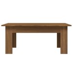 vidaXL Table basse Chêne marron 100x60x42 cm Bois d'ingénierie