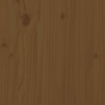 vidaXL Chaises de jardin lot de 2 marron miel bois massif de pin