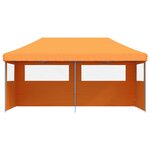 vidaXL Tente de fête 292 x 580 x 315 cm Orange Tissu Oxford