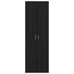 vidaXL Highboard Chêne noir 60 x 35 x 180 cm Bois d'ingénierie