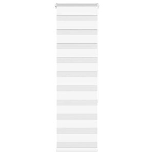 vidaXL Store zèbre blanc 45x150 cm largeur du tissu 40 9 cm polyester